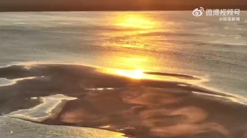 金色传说！黄河潼关段呈现大河流金壮美奇观