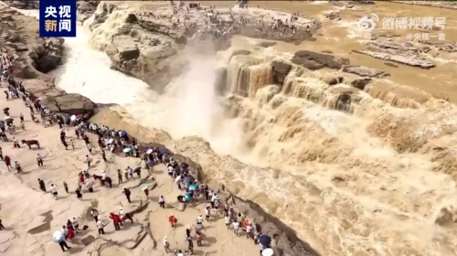 水量增大景色佳！壶口瀑布上演早中晚变装秀