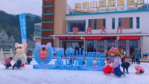 留坝滑雪场开业啦！速度与激情冲出“开门红”