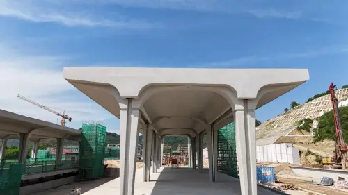 西延高铁再传捷报！黄陵西站主体结构完成混凝土浇筑